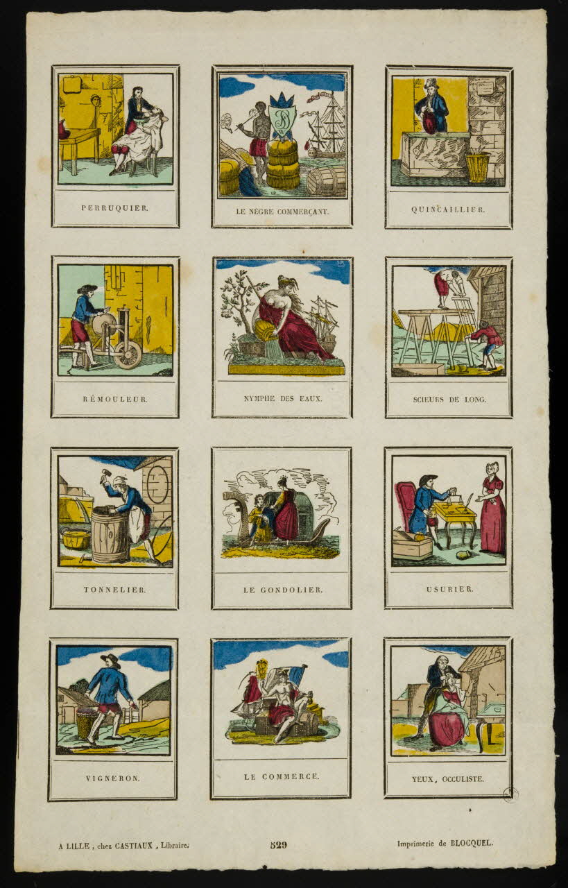 imagerie ancienne Divers métiers 1954.60.8 Photo