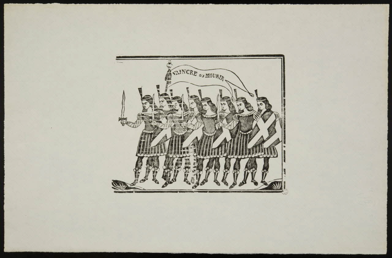 estampe VAINCRE OU MOURIR 1955.11.2.1 Photo