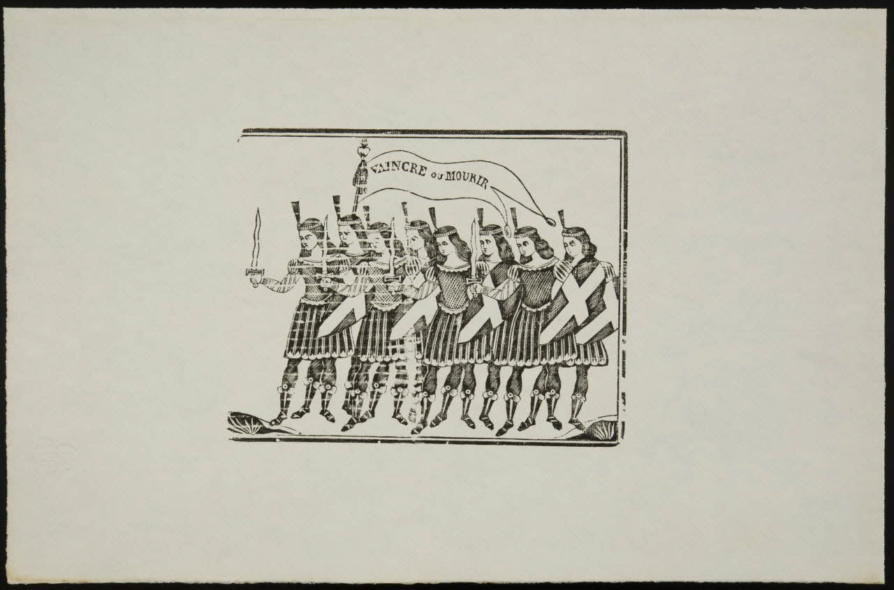 estampe VAINCRE OU MOURIR 1955.11.2.2 Photo