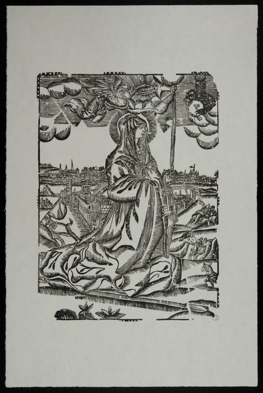 estampe Sainte 1955.11.20 Photo