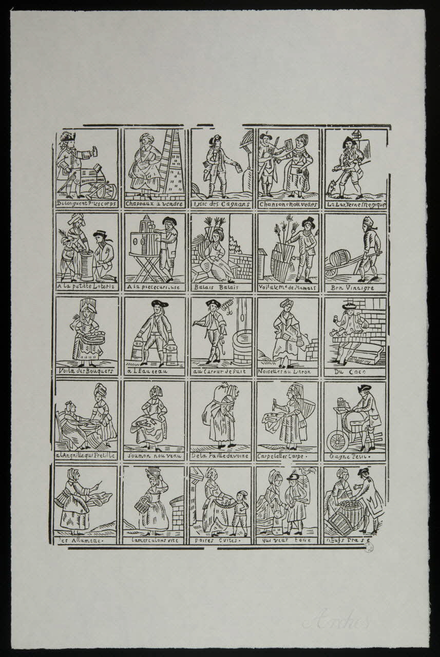 Jean-Baptiste Letourmy à registres (5) Métiers Orléans 1774-1800 1955.11.25 Photo