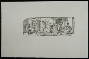 estampe La Critique  Est aisée  L'ars Est  Difficile 1955.11.29  Photo