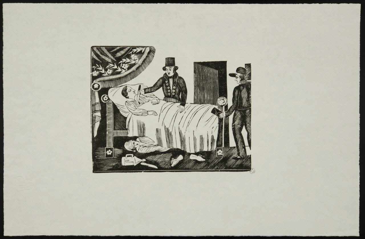 estampe Scène d'assassinat 1955.11.3.1 Photo