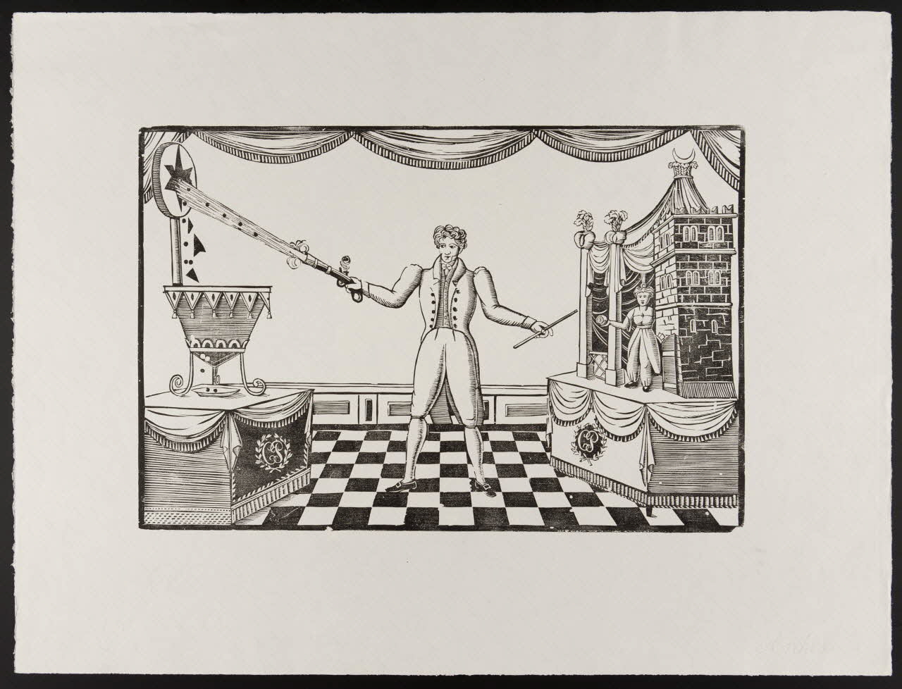 estampe Tir au pistolet 1955.11.33 Photo