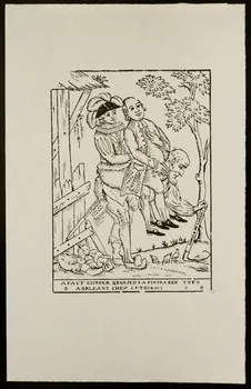 Jean-Baptiste Letourmy estampe A FAUT ESPERER QEUS.JEU LA FINIRA BEN TOT. Centre-Val de Loire, France 1775-1800 1955.11.4.1 Photo