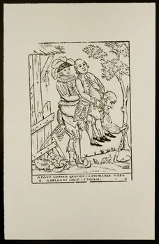 Jean-Baptiste Letourmy estampe A FAUT ESPERER QEUS JEU LA FINIRA BEN TOT Centre-Val de Loire, France 1775-1800 1955.11.4.2 Photo