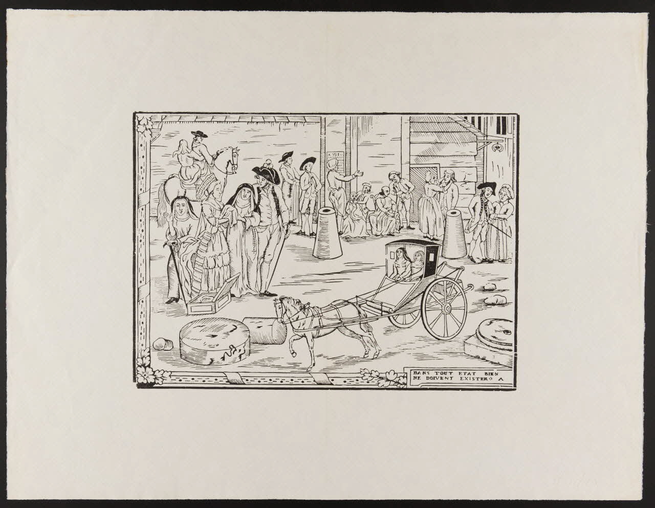 Jean-Baptiste Letourmy estampe DANS TOUT ETAT BIEN  NE DOIVENT EXISTER Centre-Val de Loire, France 1775-1800 1955.11.5.2 Photo