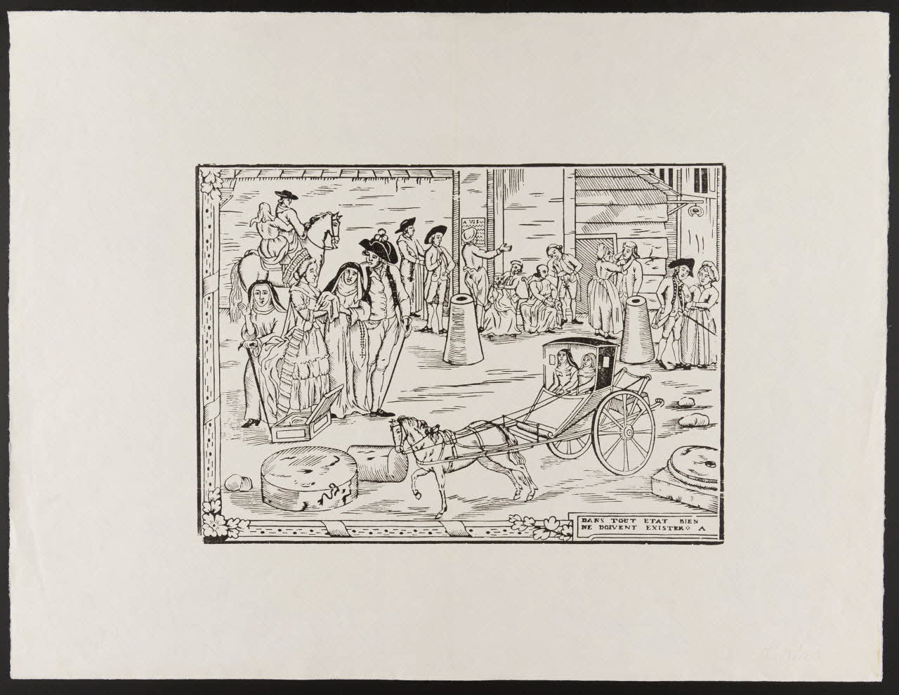 Jean-Baptiste Letourmy estampe DANS TOUT ETAT BIEN  NE DOIVENT EXISTER Centre-Val de Loire, France 1775-1800 1955.11.5.3 Photo