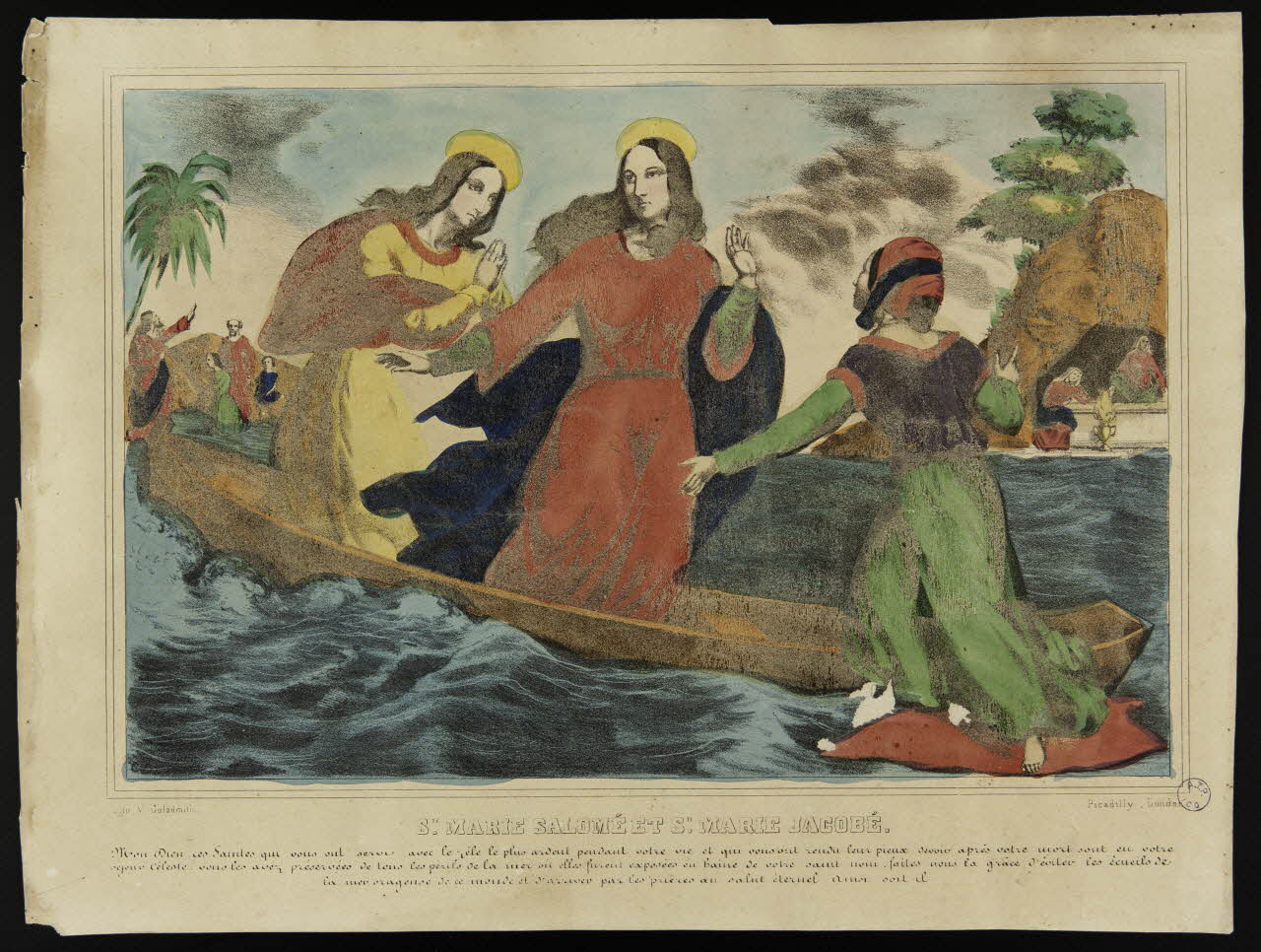estampe STE. MARIE SALOME ET STE. MARIE JACOBE. 1955.127.1 Photo