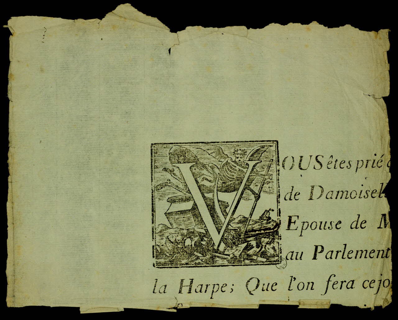 estampe La Mort 1955.131.2 Photo