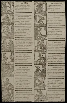 imagerie ancienne Billet des rois Douai 1837 1955.140.3 Photo