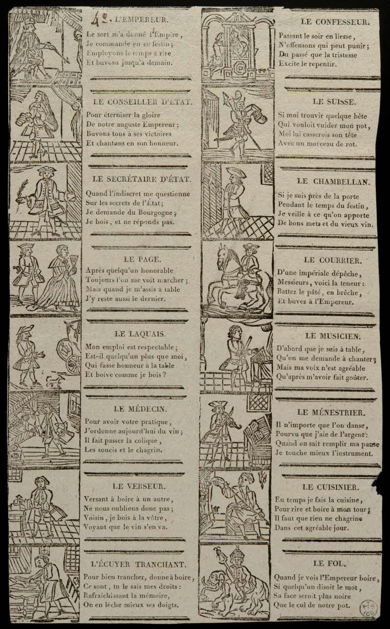 imagerie ancienne Billet des rois 1955.140.4 Photo
