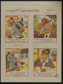 estampe DEVINETTES 1955.156.15 Photo