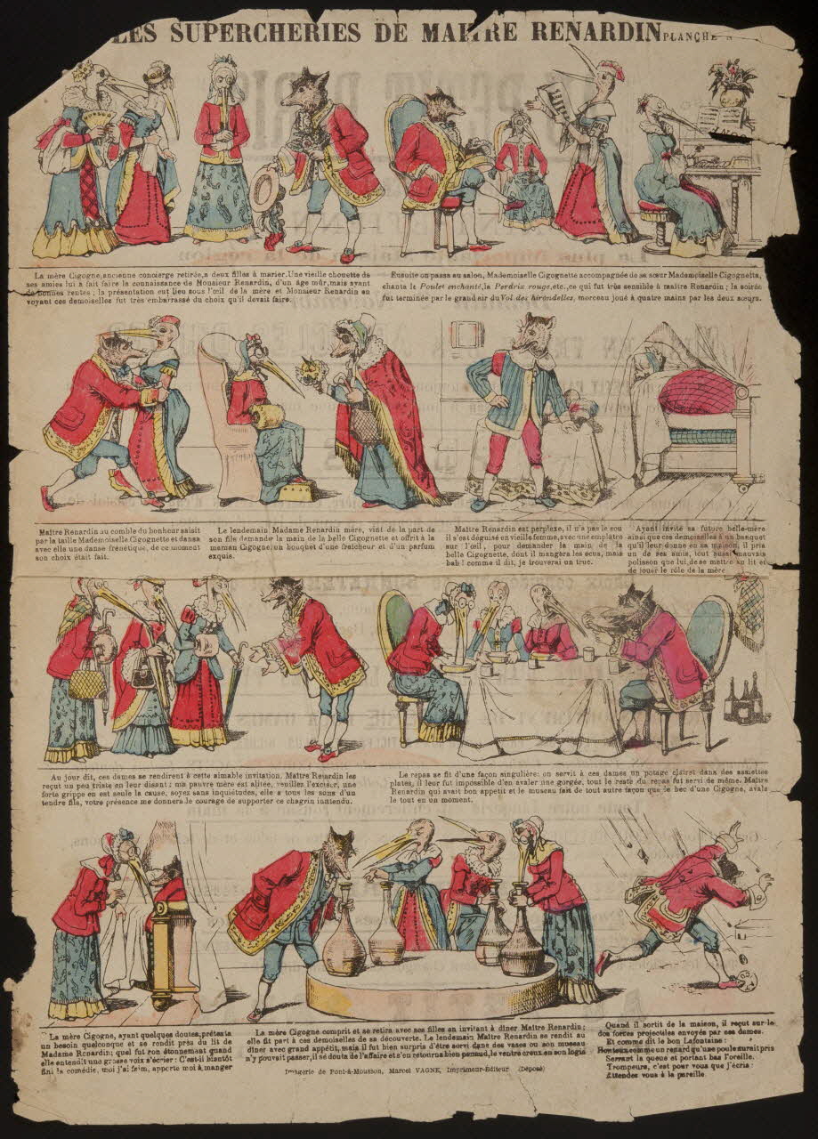 estampe LES SUPERCHERIES DE MAITRE RENARDIN 1955.158.107 Photo