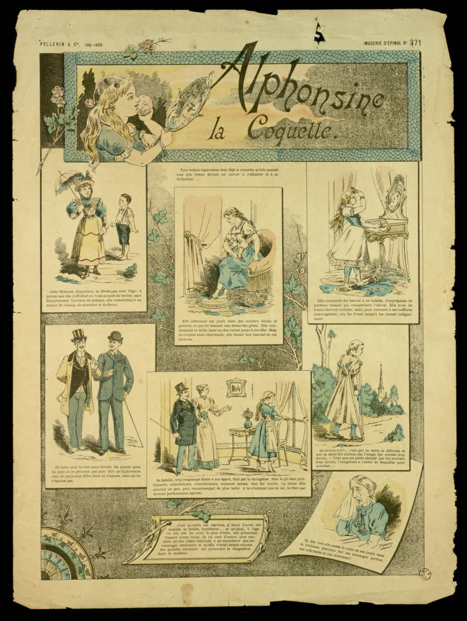 estampe Alphonsine  la Coquette. 1955.158.26 Photo