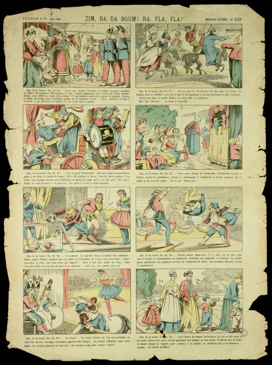 estampe ZIM, BA DA BOUM ! RA, FLA, FLA ! 1955.158.29 Photo