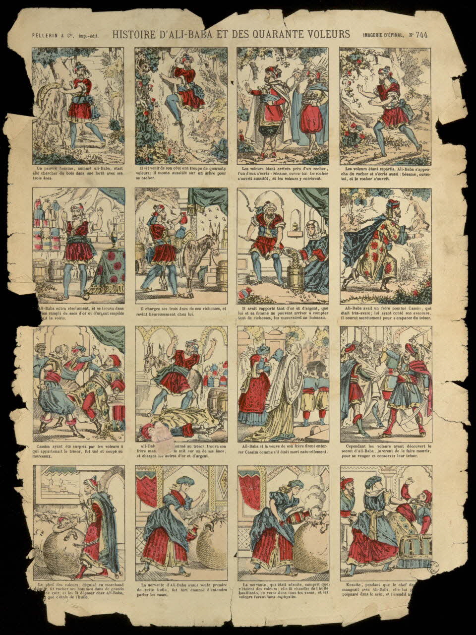 estampe HISTOIRE D'ALI-BABA ET DES QUARANTE VOLEURS 1955.158.46 Photo