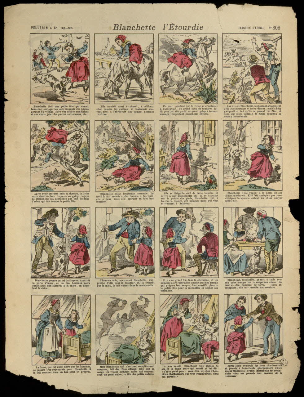 estampe Blanchette l'Etourdie 1955.158.49 Photo