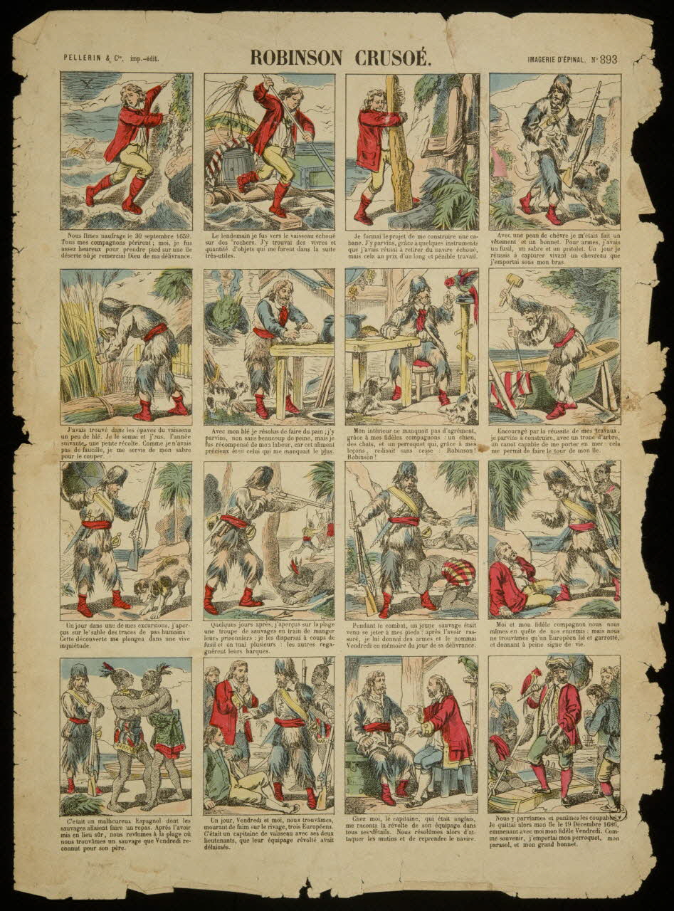 estampe ROBINSON CRUSOE. 1955.158.56 Photo