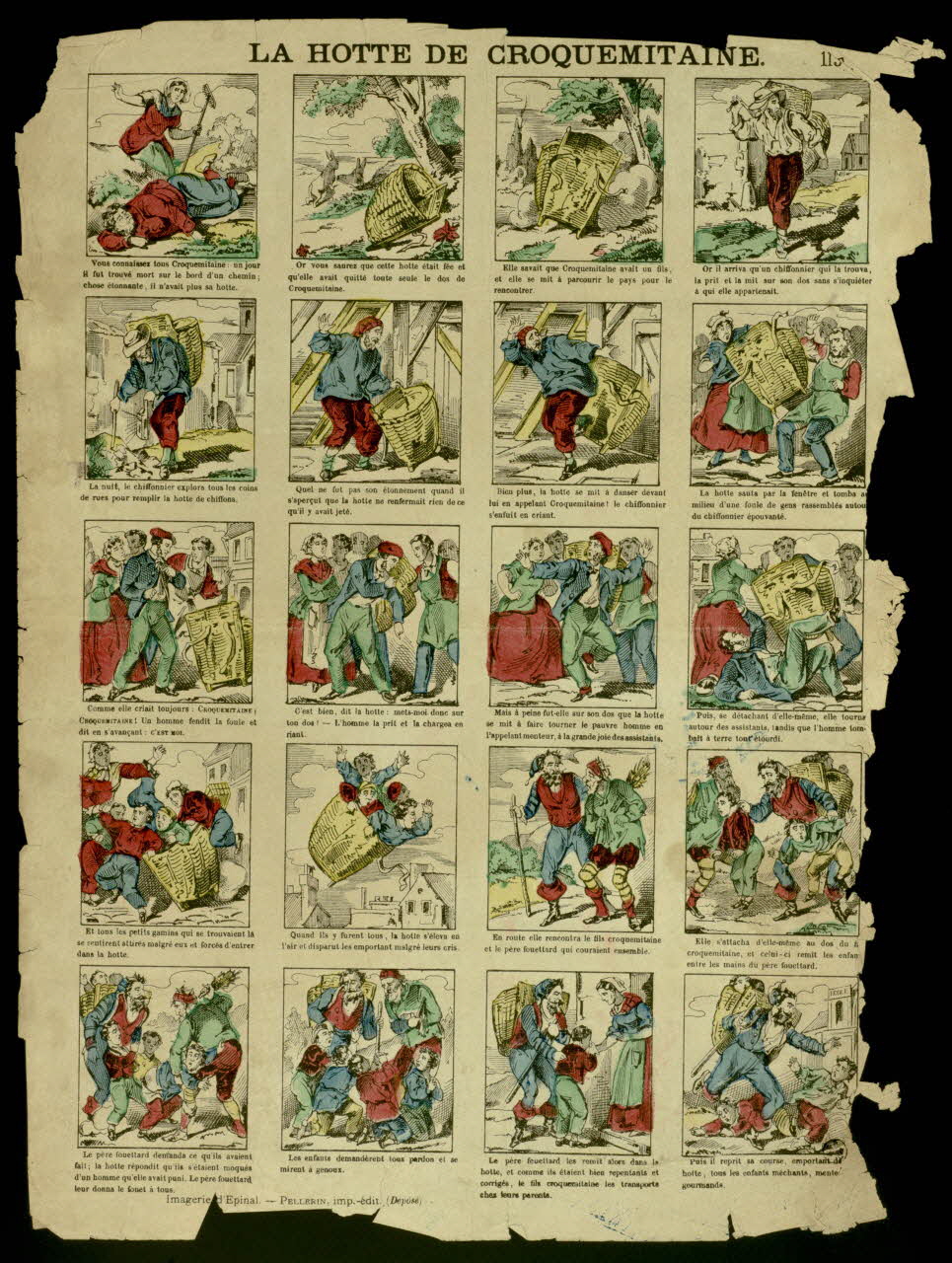 estampe LA HOTTE DE CROQUEMITAINE. 1955.158.66 Photo