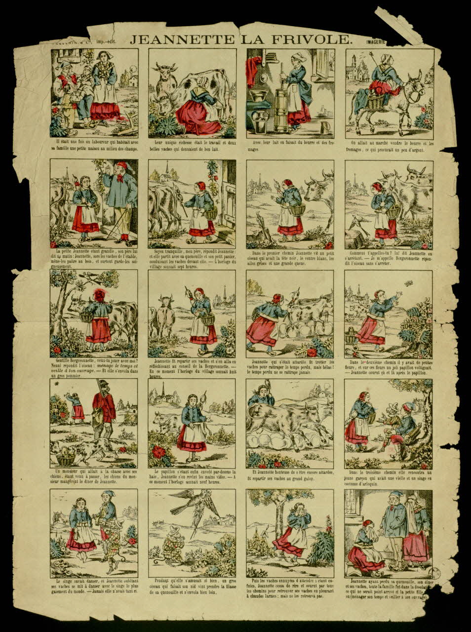 estampe JEANNETTE LA FRIVOLE. 1955.158.73 Photo