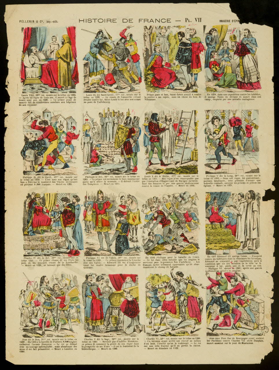 estampe HISTOIRE DE FRANCE 1955.158.74 Photo