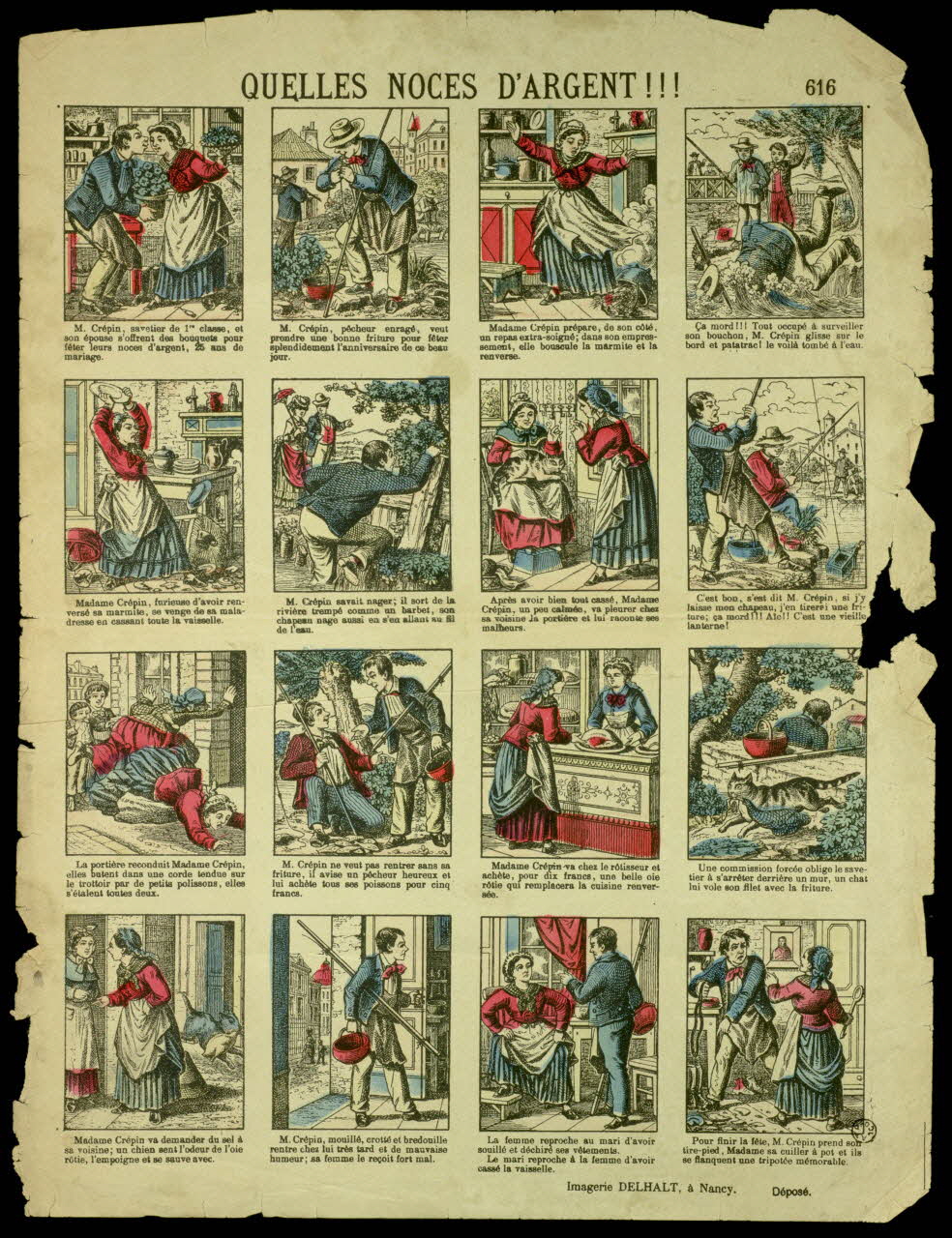 estampe QUELLES NOCES D'ARGENT!!! 1955.158.89 Photo