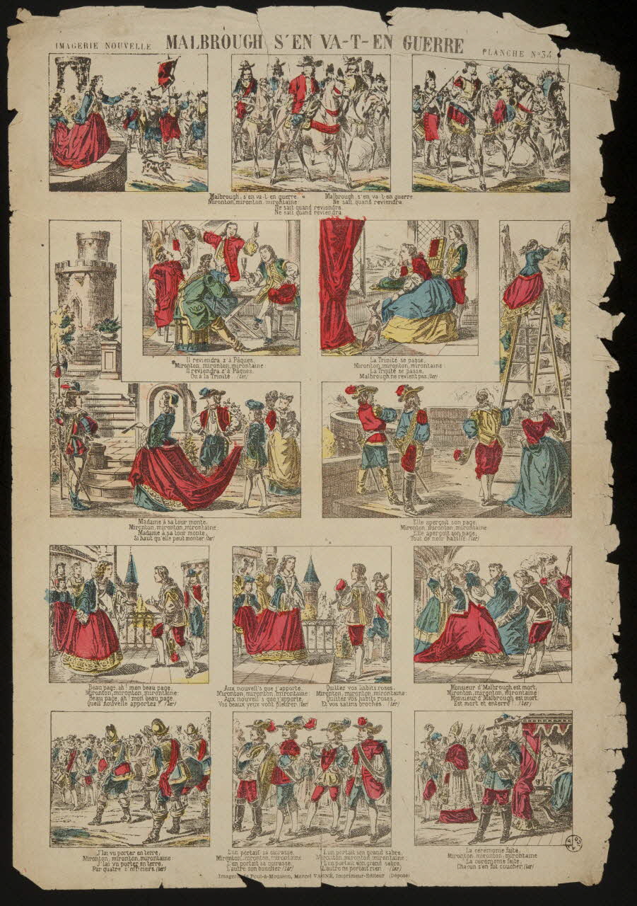 estampe MALBROUGH S'EN VA-T-EN GUERRE 1955.158.92 Photo