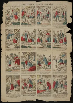 estampe LES AVENTURES DE JACQUES ET DE NELIE 1955.158.96 Photo