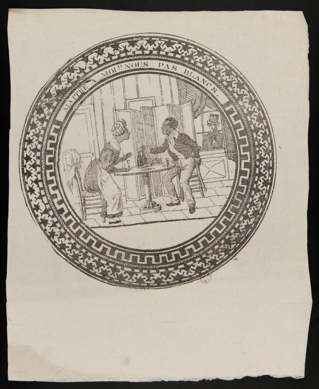 estampe MAITRE A MOI !! NOUS PAS BLANCS 1955.18.34 Photo