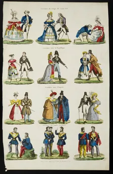 Jean à compartiments (3x4) Costumes de diverses époques Paris 1805-1846 1955.18.45 Photo