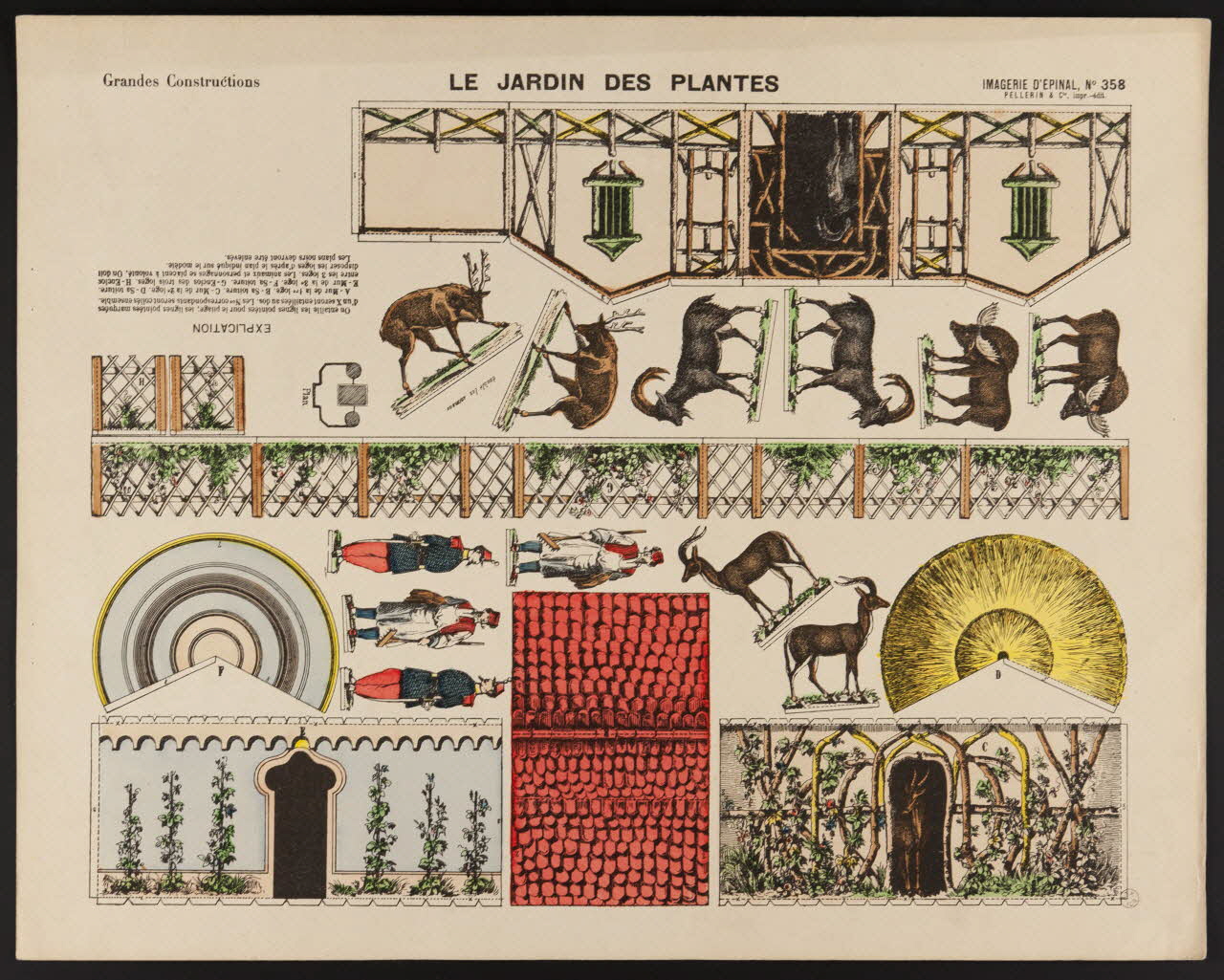 estampe LE JARDIN DES PLANTES 1955.18.57 Photo