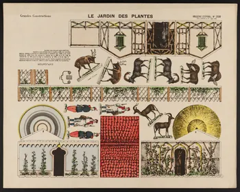 estampe LE JARDIN DES PLANTES 1955.18.57  Photo