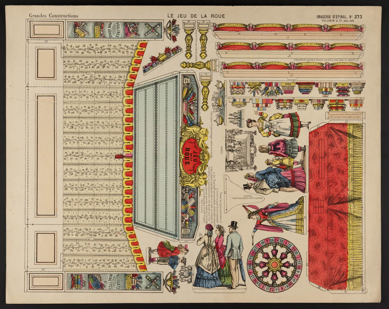 estampe LE JEU DE LA ROUE 1955.18.58 Photo