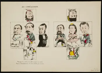 estampe JEU CAMELEONIEN. 1955.18.66.1-2 Photo