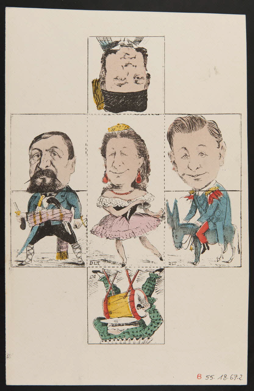 estampe JEU CAMELEONIEN. 1955.18.67.2 Photo