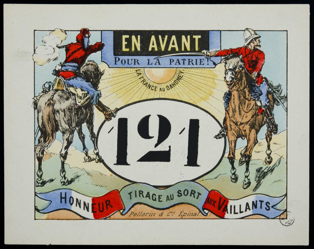 estampe EN AVANT  POUR LA PATRIE ! 1955.2.112 Photo