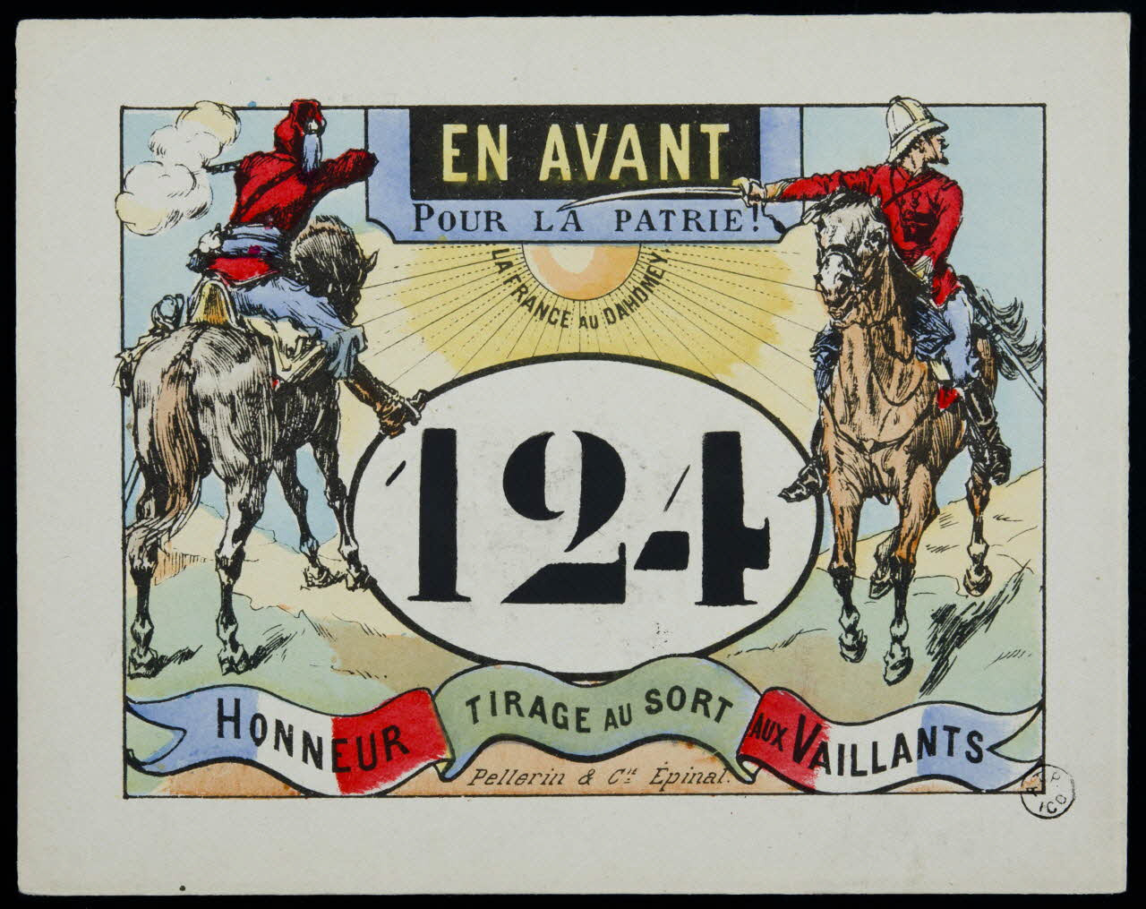 estampe EN AVANT  POUR LA PATRIE ! 1955.2.115 Photo