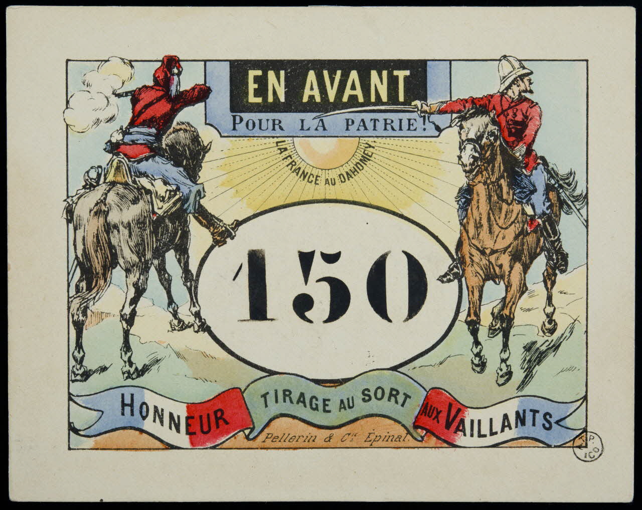 estampe EN AVANT  POUR LA PATRIE ! 1955.2.118 Photo