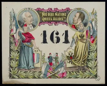 estampe "NOS DEUX NATIONS  AMIES & ALLIEES" 1955.2.119 Photo