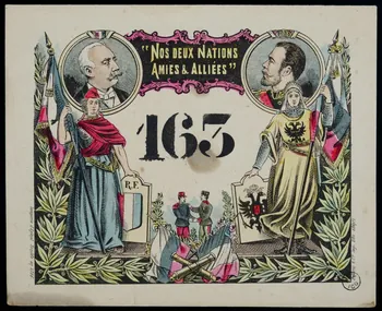 estampe "NOS DEUX NATIONS  AMIES & ALLIEES" 1955.2.120 Photo