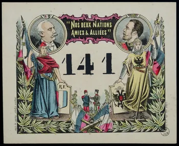 estampe "NOS DEUX NATIONS  AMIES & ALLIEES" 1955.2.124 Photo
