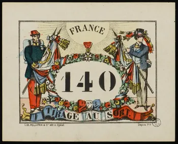 estampe FRANCE  140  TIRAGE AU SORT. 1955.2.60 Photo