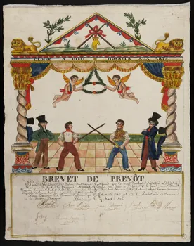 dessin BREVET DE PREVÔT 1955.31.2  Photo