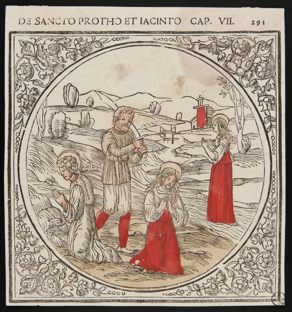 estampe DE SANCTO PROTHO ET IACINTO CAP. VII. 1955.31.25 Photo