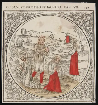 estampe DE SANCTO PROTHO ET IACINTO CAP. VII. 1955.31.25  Photo