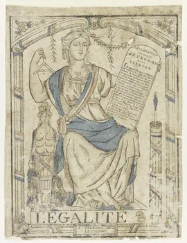 Jean-Baptiste Letourmy imagerie ancienne L'EGALITE Orléans 1789 1955.31.4 Photo