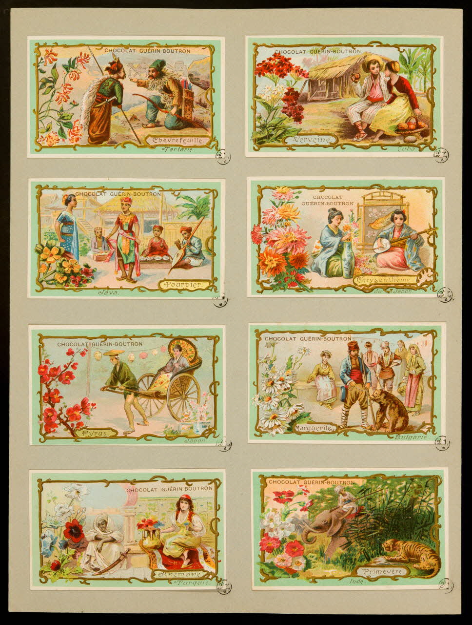 carte réclame chromo 1955.4.11  Photo