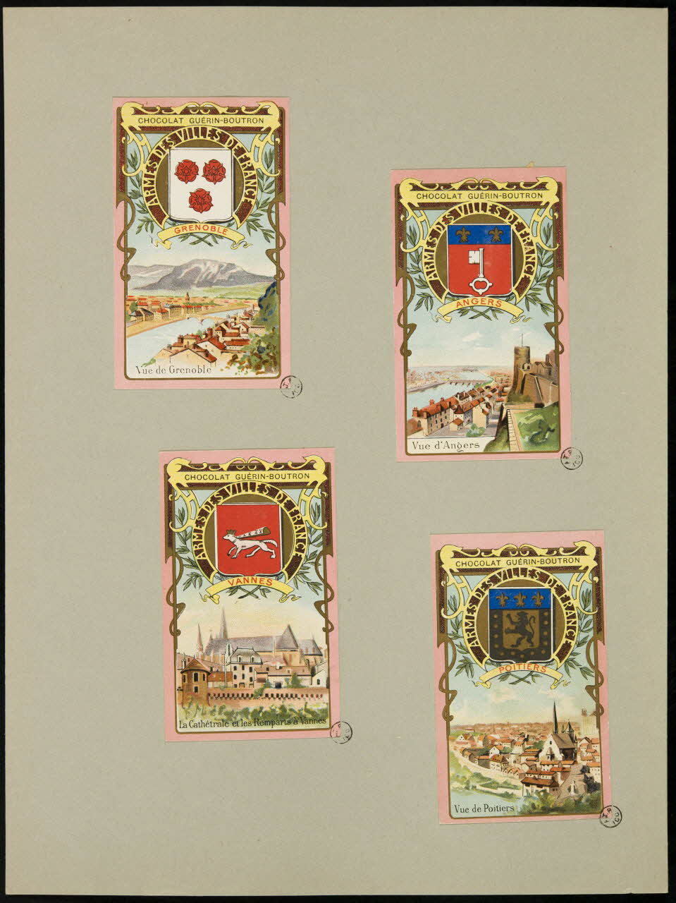 estampe ARMES DES VILLES DE FRANCE  POITIERS 1955.4.117 Photo