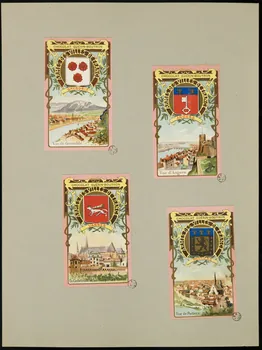 estampe ARMES DES VILLES DE FRANCE  POITIERS 1955.4.117 Photo